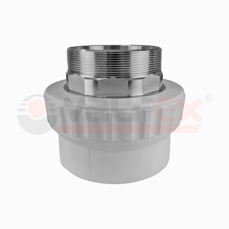 Муфта переходная с наружной резьбой 40х1 1/4дюйм под ключ (25/5) сер. VALFEX 10135040Г