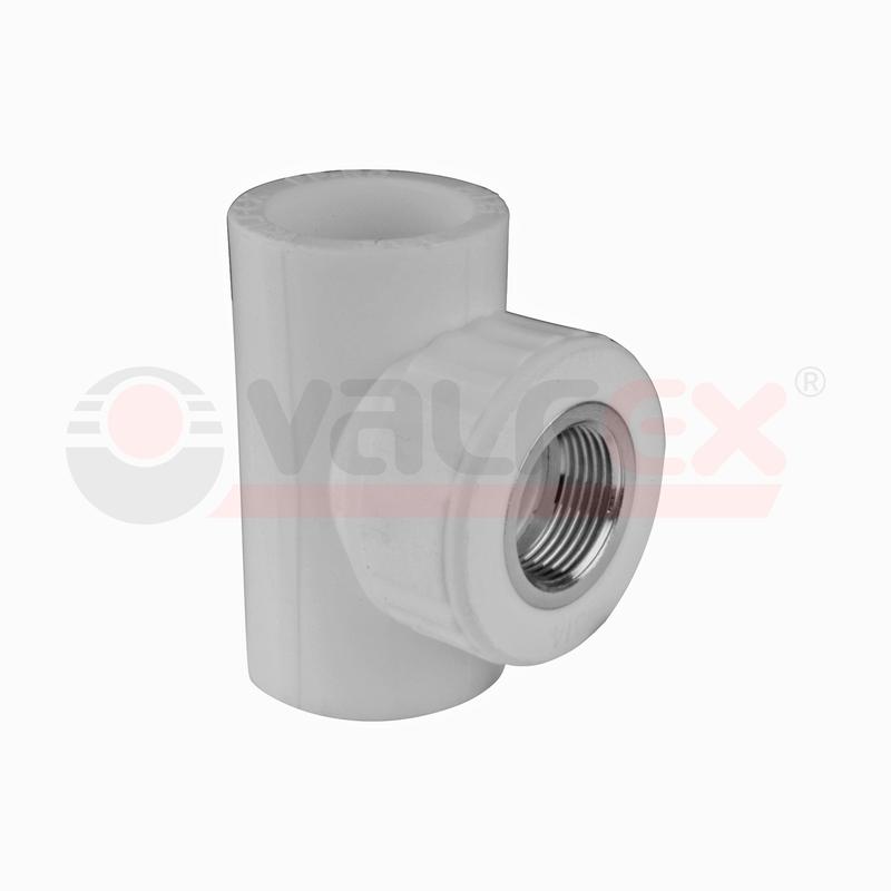 Тройник переходной с внутренней резьбой 25х1/2дюймх25 (60/15) сер. VALFEX 10127125Г