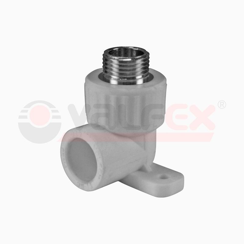 Угол с наружной резьбой (простое крепление) 25х1/2дюйм (60/15) сер. VALFEX 10121025Г