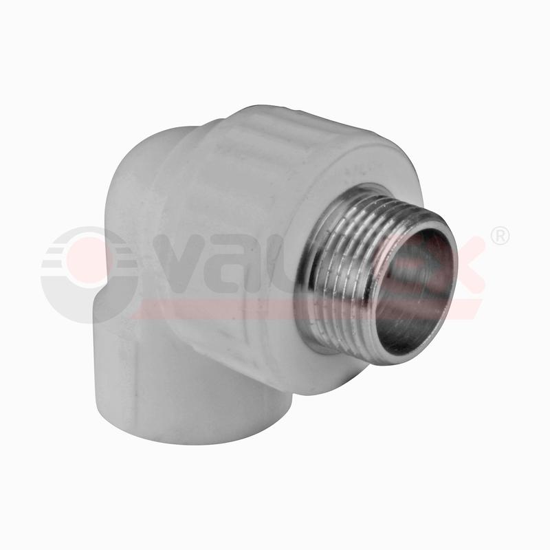 Угольник переходной с наружной резьбой 32х3/4дюйм (40/10) сер. VALFEX 10126132Г