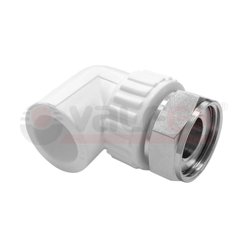 Угольник с накидной гайкой 32х1дюйм (48/12) сер. VALFEX 10138032Г