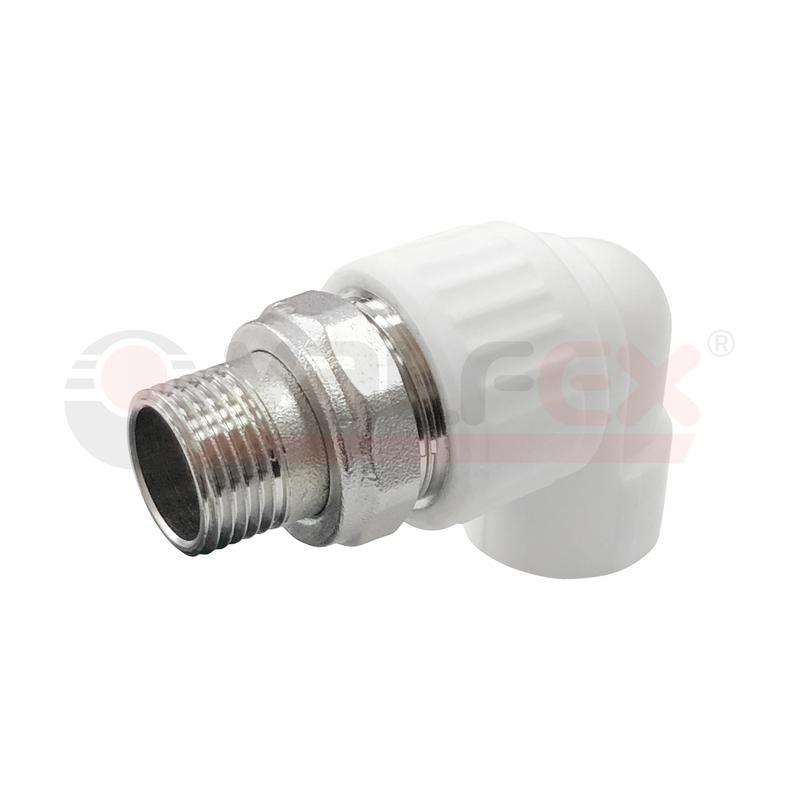 Угольник с американкой для радиатора наружная резьба 20х3/4дюйм (60/15) VALFEX 10238112