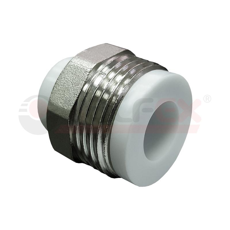 Штуцер НР 20х3/4дюйм (300/50) сер. VALFEX 10137120Г