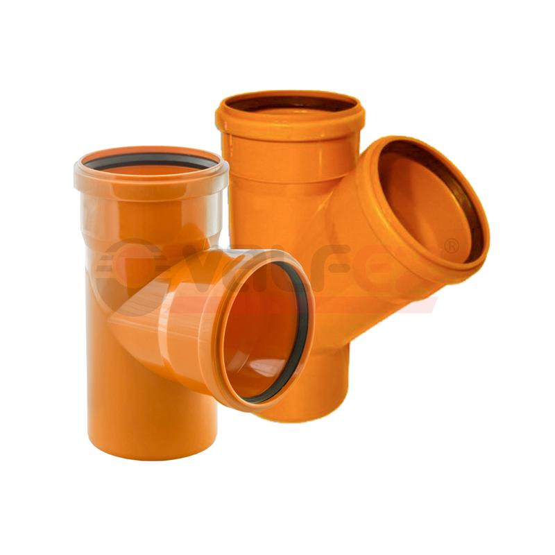 Тройник 45град. 110-110 рыжий (18) VALFEX 32110110