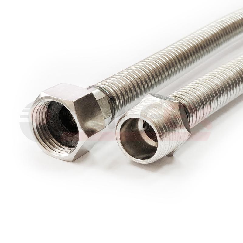 Подводка гибкая для газа 1/2дюйм гайка-штуцер 1.8м (10/1) VALFEX 00000024102