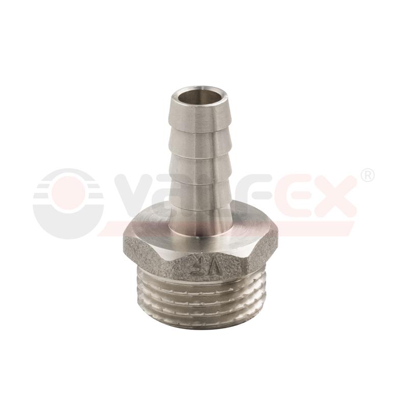 Штуцер для шланга с внутренней резьбой ВР 1/2дюймх14 никелированный (280/10) К VALFEX VF.654.N.012.14