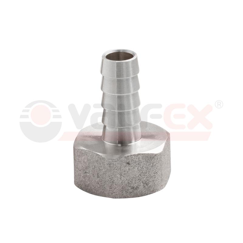 Штуцер для шланга с наружной резьбой НР 1/2дюймх14 никелированный (280/10) К VALFEX VF.650.N.012.14