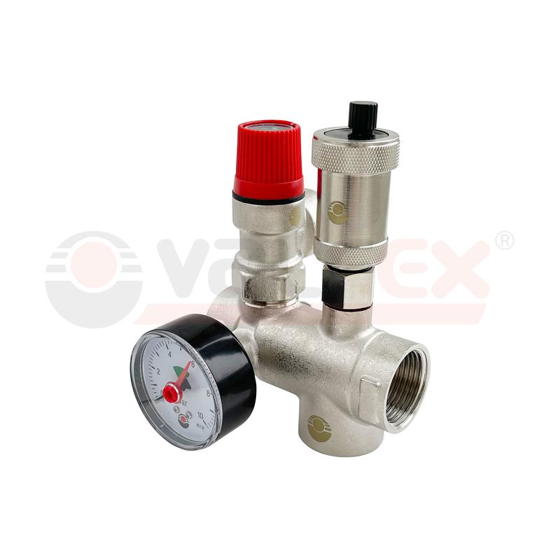 Распределитель на 2 входа с контроллером давления