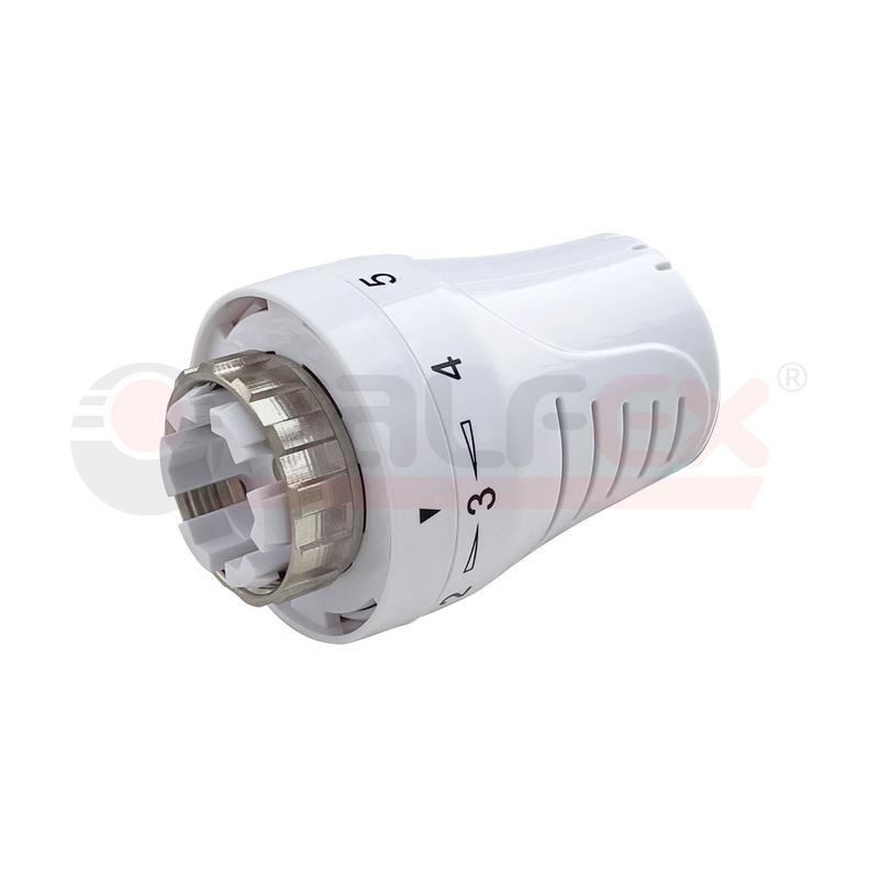 Термоголовка диап. регул-ки 6.5 - 28град.C жидкостная (белоснежного цвета)(72/9) К VALFEX VF.5000.0.0