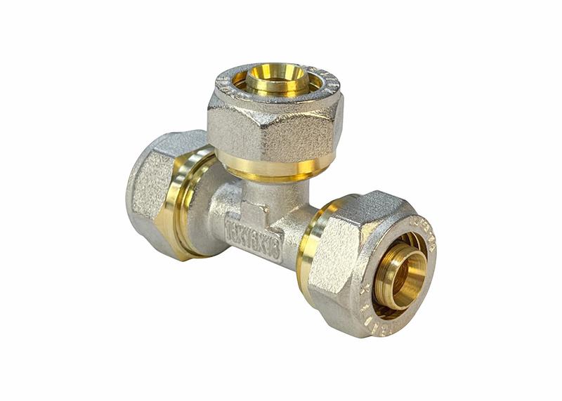 Тройник обжимной переходной 32х16х32 (50/2) К VALFEX VF.331.N.321632