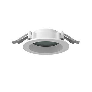 Светильник светодиодный DL-01 Pro 100мм 13Вт 3000К 120х49мм IP65/40 круглый встраив. RAL9003 бел. муар с защитным силикатным стеклом диммер DALI VARTON V1-RF-00111-GLD01-6501330