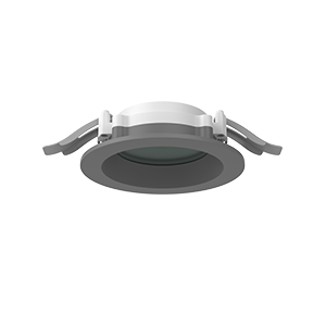 Светильник светодиодный DL-01 Pro 100мм 13Вт 4000К 120х49мм IP65/40 круглый встраив. RAL7045 сер. муар с защитным силикатным стеклом диммер DALI VARTON V1-RF-70111-GLD01-6501340