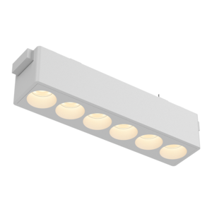 Светильник светодиодный Comfort L122 для магнитной системы Galakti 122х26х24 6Вт 3000К 24град. CRI>90 трековый линейный бел. VARTON V1-R0-00158-91L10-2000630