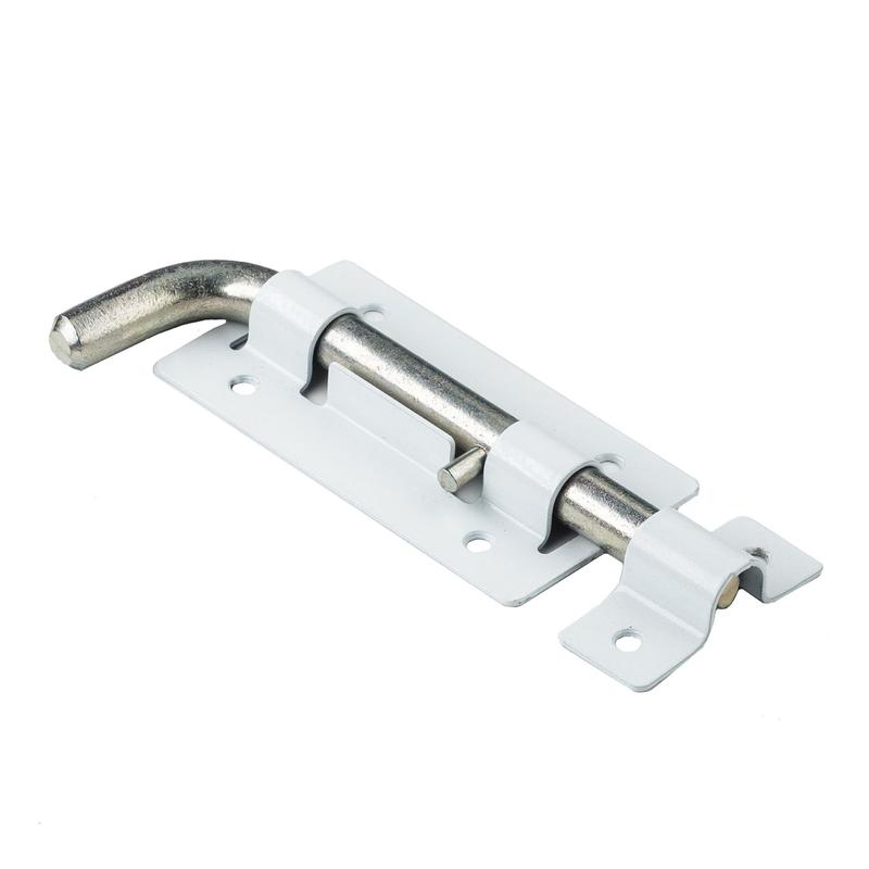 Засов ЗД-03 круглый Г-образ. бел. Секрет Киров 12 574