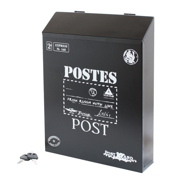 Ящик почтовый №3010 черн. Аллюр 15 391