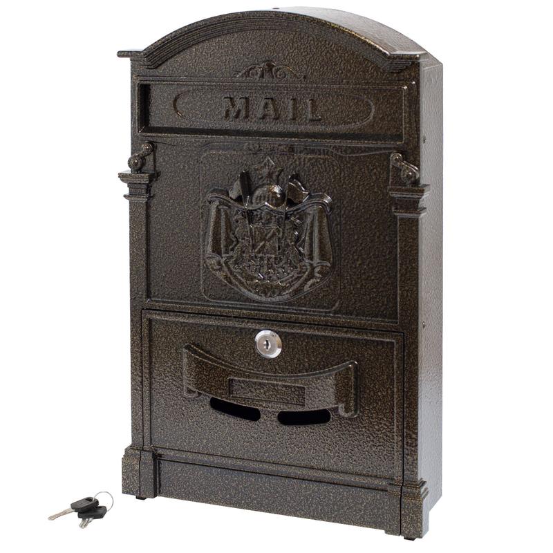 Ящик почтовый №4010 бронза без коробки Аллюр 14 178