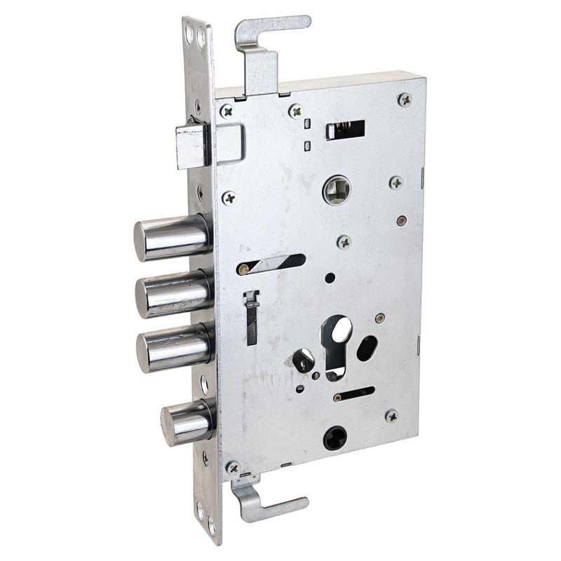 Замок врезной без ручки ЗВ1-08А-C AТМ-R правый автомат. без ц/мех. б/о для кит. металл. дверей Аллюр 7 935