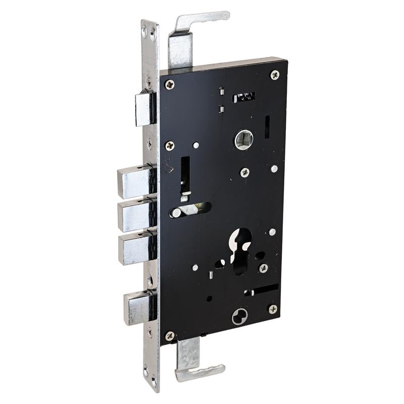 Замок врезной без ручки ЗВ1-09АТМ-R правый автомат. без ц/мех. б/о для кит. металл. дверей Аллюр 1 561