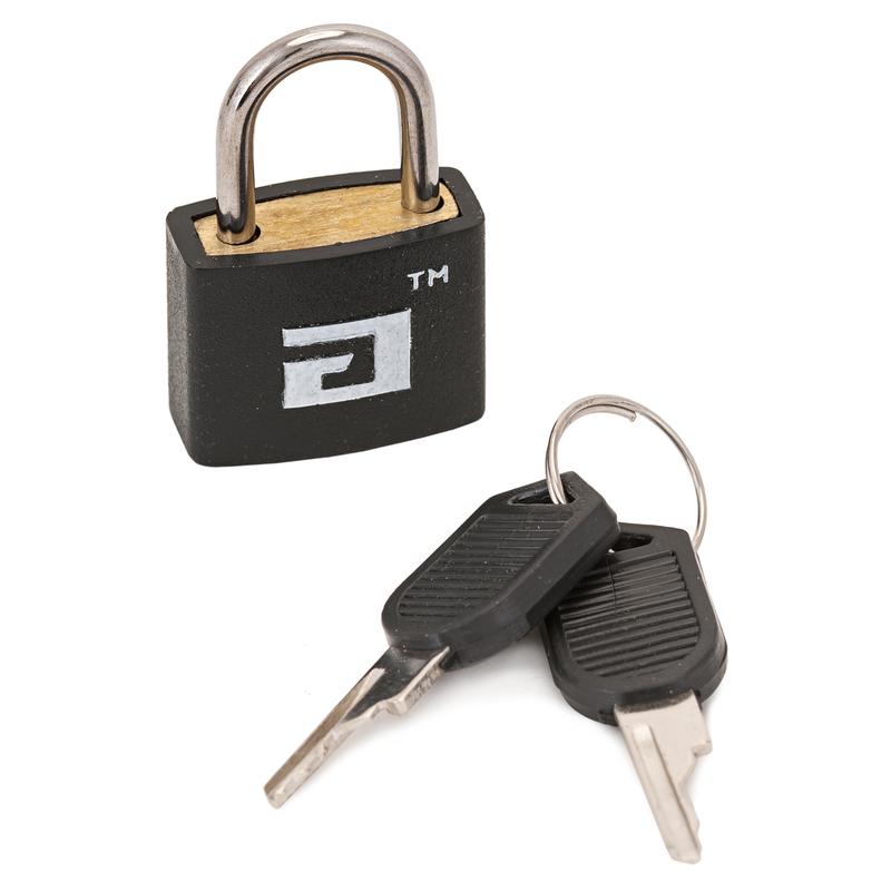 Замок навесной ВС1Л-20 d2.8мм для чемоданов черн. Аллюр 8 499