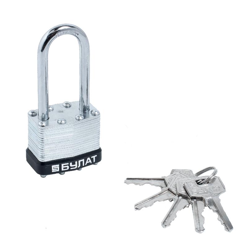 Замок навесной ВС 0140-01 стальной 5кл. d6мм Булат 13 448