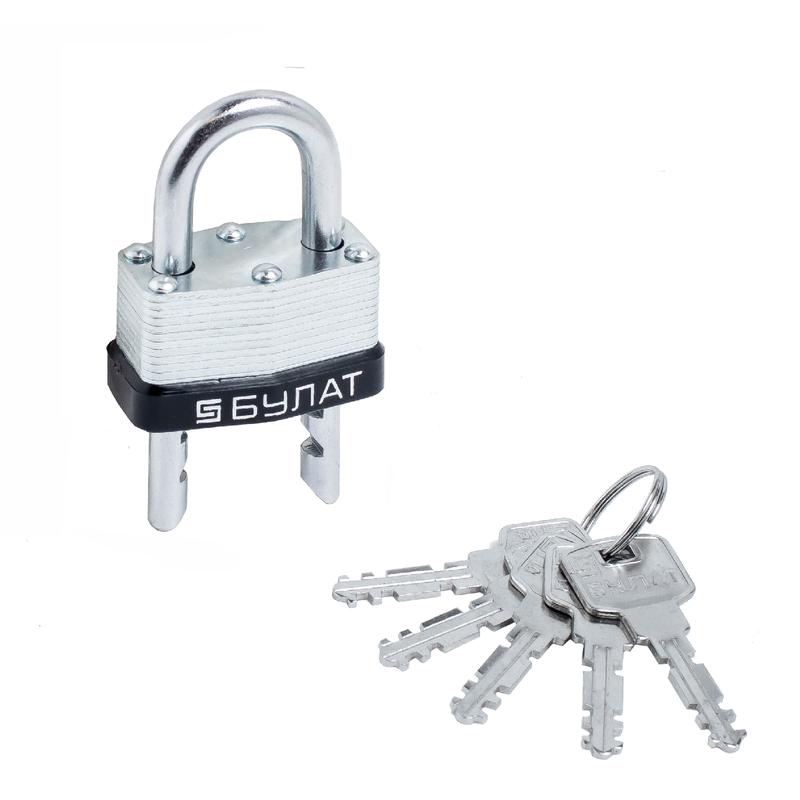 Замок навесной ВС 0945 стальной 5кл. d7мм Булат 13 451
