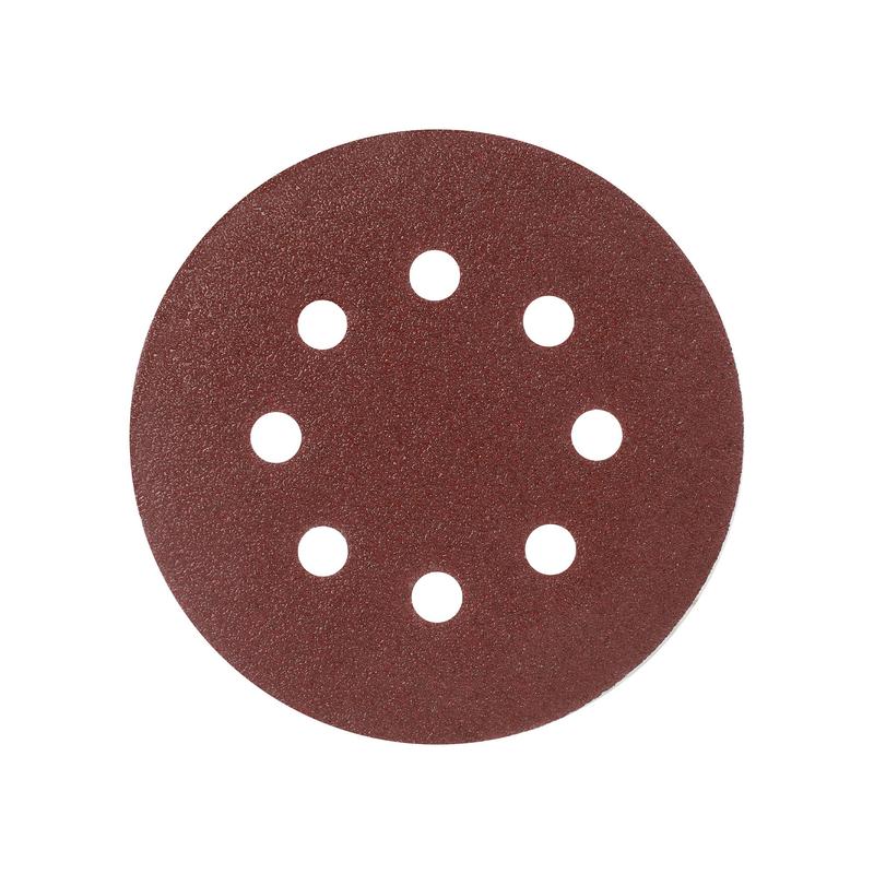 Круг шлифовальный на липучке 125мм Р60 8 отверстий (уп.5шт) PATRIOT 820010101