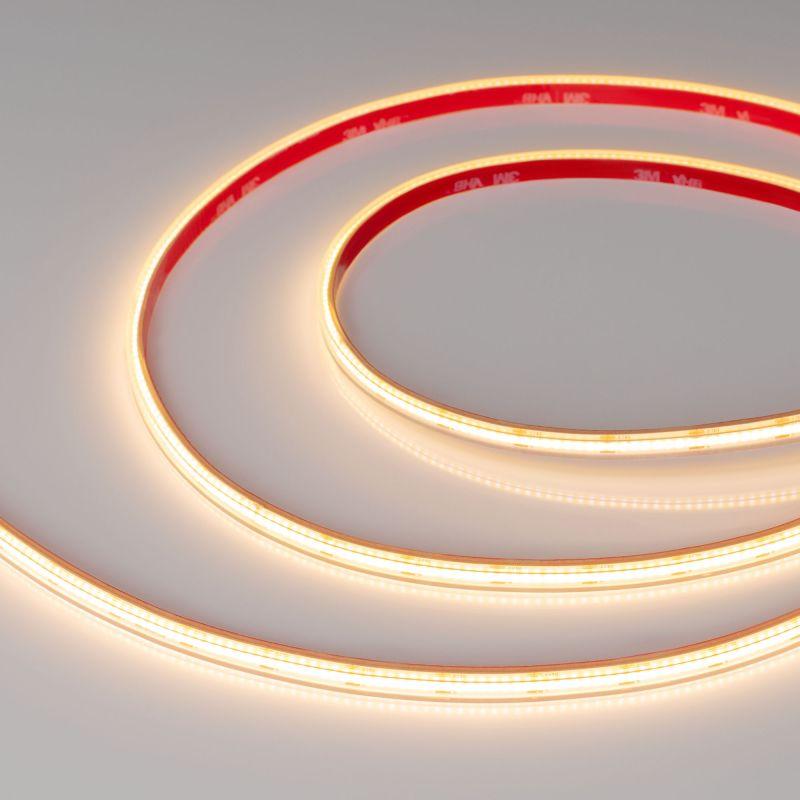 Лента светодиодная COB-PS-X400-7mm 24V Warm 2700К 7.2Вт/м IP67 CSP герметичная (уп.5м) Arlight 041700