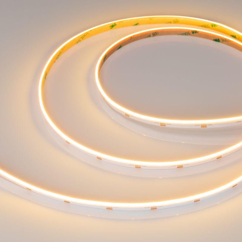 Лента светодиодная COB-S-X480-8mm 24V Warm 2700К 6Вт/м IP20 боков. свечение (уп.5м) Arlight 046904