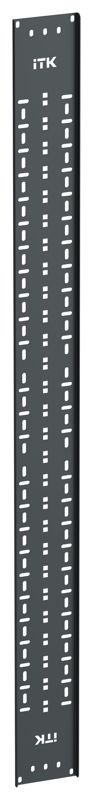 Органайзер кабельный вертикальный 24U чер. LINEA S ITK LS-CO05-24U-V