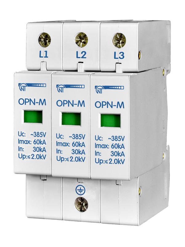 Ограничитель перенапряжения ОПН-М (3S) 10кА 3 модуля 380В In:10кА НовАтек-Электро 567893-10