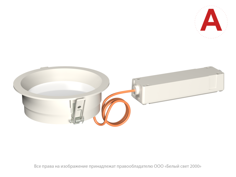 Светильник аварийный BS-DL-10-L1-LED V01 White 4000К Белый Свет a29248