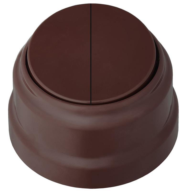 Выключатель 2-кл. ОП РЕТРО 10А Bylectrica А510-2202 шоколад