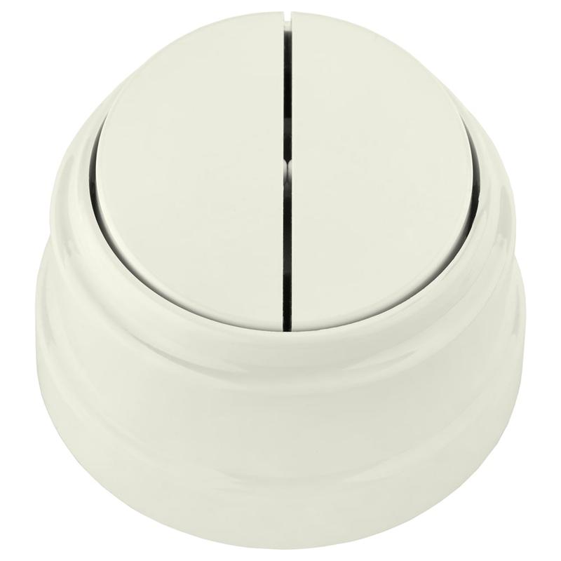 Выключатель 2-кл. ОП РЕТРО 6А Bylectrica А56-2212 бежевый