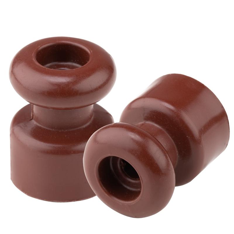 Изолятор для витых проводов РЕТРО (уп.10шт) Bylectrica ЮЛИГ.757522.014коричневый