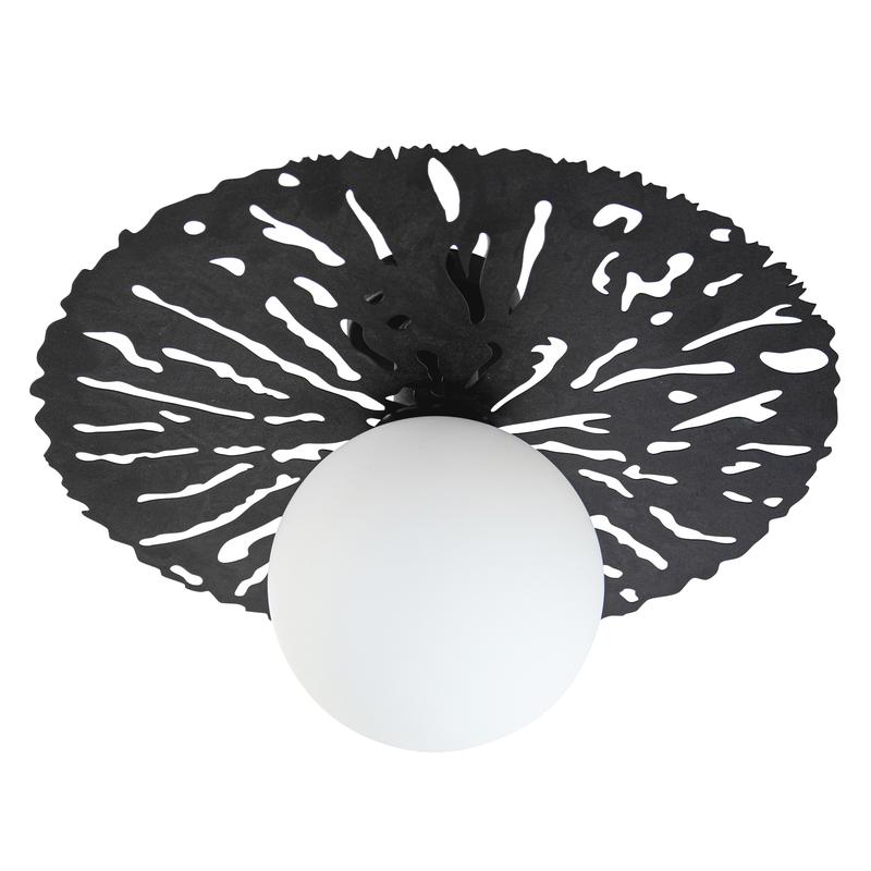 Светильник "Гелиос" 512 (плафон 8729) НББ 01-40-184 Е14 [ИМ] настен. черн. Элетех 1005405305