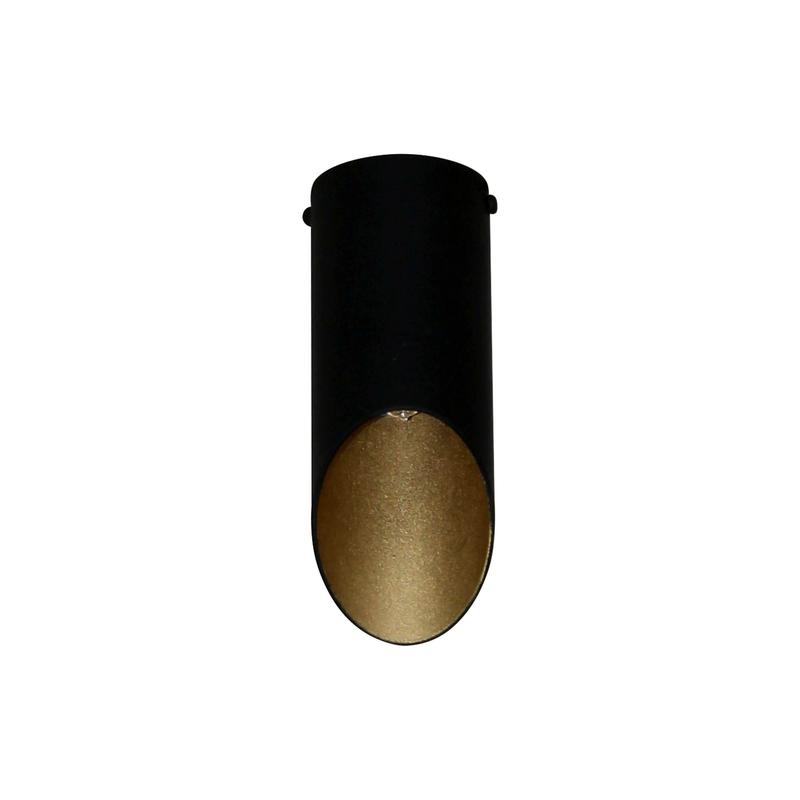 Светильник "Соната" 111 НПБ 01-25-101 G9 [ИМ] потолочн. черн./зол. Элетех 1005405287