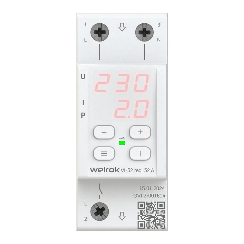 Реле напряжения VI-32 red Welrok 4660251140519