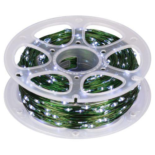 Гирлянда светодиодная "Нить" 100м 1000microLED холод. бел. IP44 220В ENIN-1000W Эра Б0060430