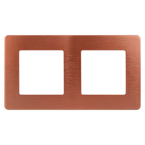 Рамка 2-м 12-5102-14 сатин медь Эра Б0052517