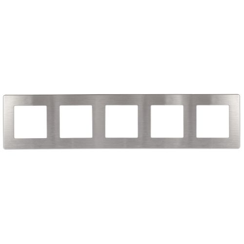 Рамка 5-м 12-5105-03 сатин алюм. Эра Б0052541