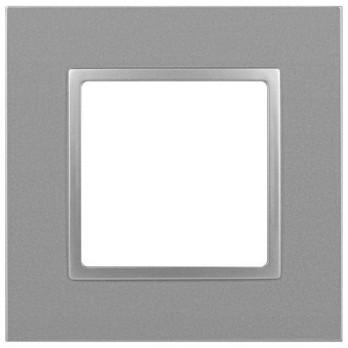 Рамка 1-м Elegance 14-5011-03 Classic алюм. Эра Б0060573