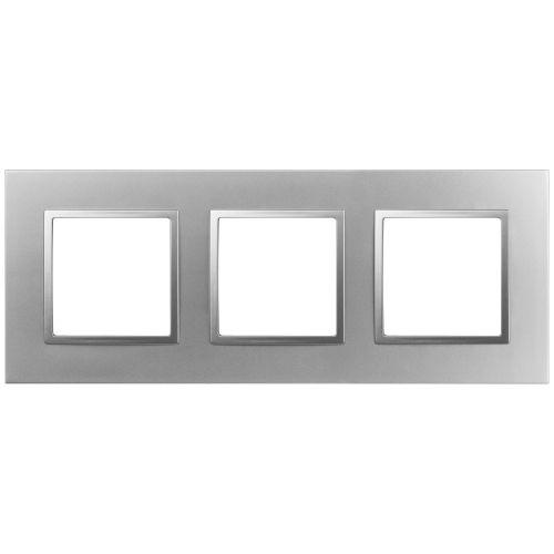 Рамка 3-м Elegance 14-5013-03 Classic алюм. Эра Б0060583