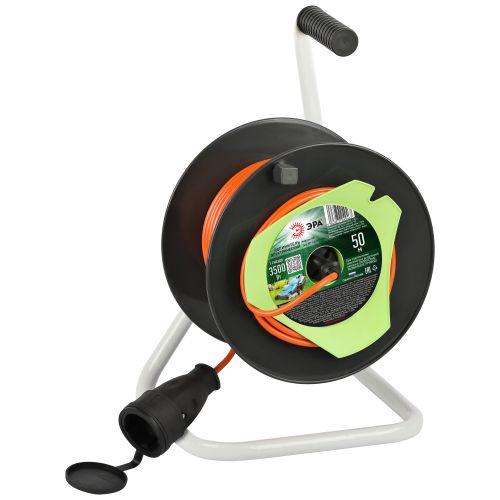 Удлинитель на катушке 1х50м без заземл. RP-1-2x1.5-50m ПВС 2x1.5 Эра Б0059772