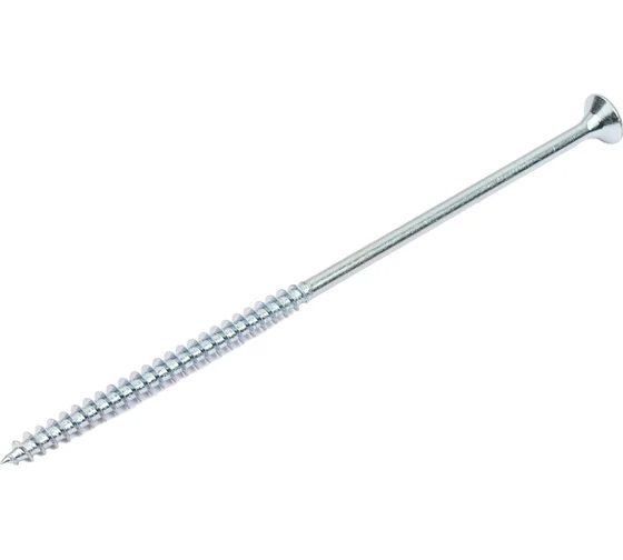 Саморез универсальный острый с потайной головкой 6х130 цинк (уп.100шт) Промрукав PR08.8956