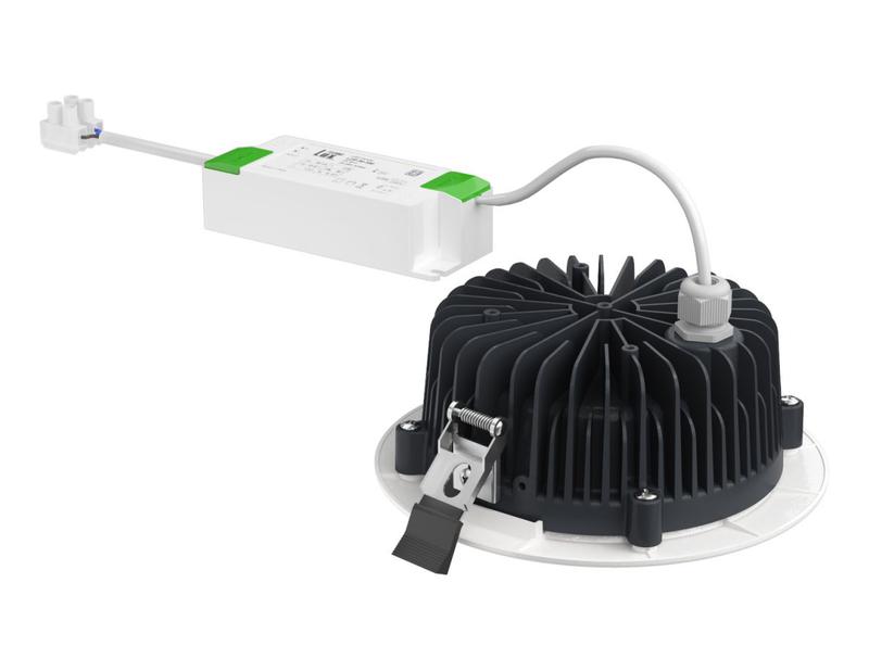 Светильник светодиодный TLDR08-21-840-OL downlight 21Вт IP65/IP20 220х220х95мм Technolux 84029534