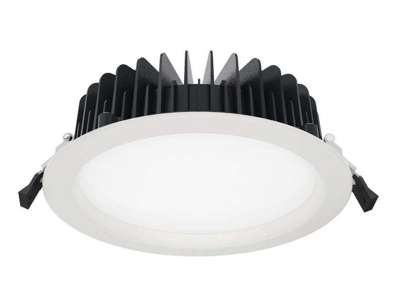 Светильник светодиодный TLDR08-24-840-OL-EM1 24Вт downlight IP65/IP20 220х220х95мм с БАП 1ч Technolux 84000226