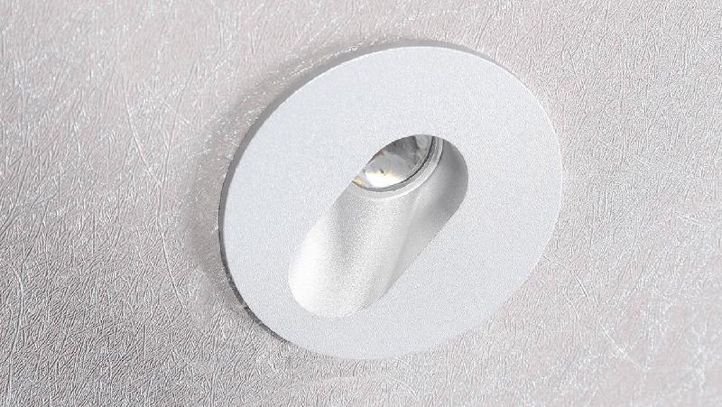 Бра GW-R612-1-SL-NW 1Вт 4500К IP54 встраив. для подсветки лестницы/пола FLOOR R серебр. DesignLed 00-00001571