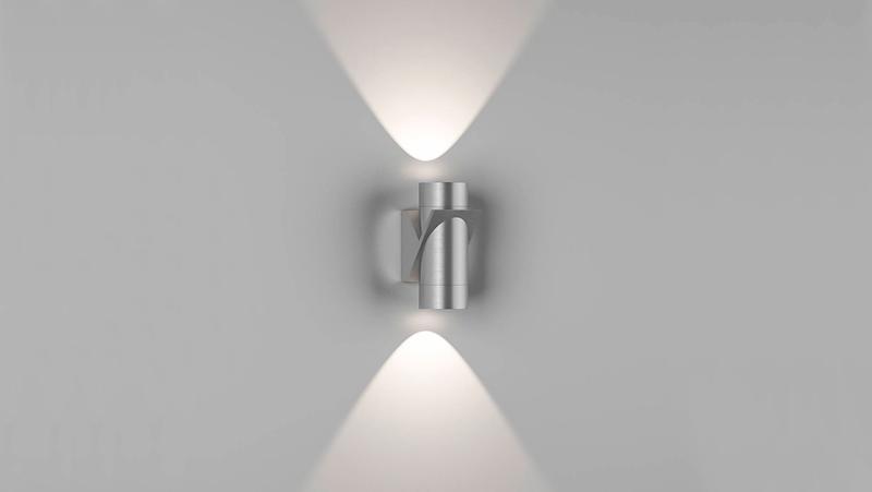 Бра двухстороннее SPRUT GW-A213-6-SL-WW 6Вт 3000К IP54 серебр. DesignLed 00-00001544