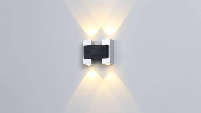 Бра двухстороннее TIP F GW-8211-12-SL-WW 12Вт 3000К IP20 серебр. DesignLed 00-00002080