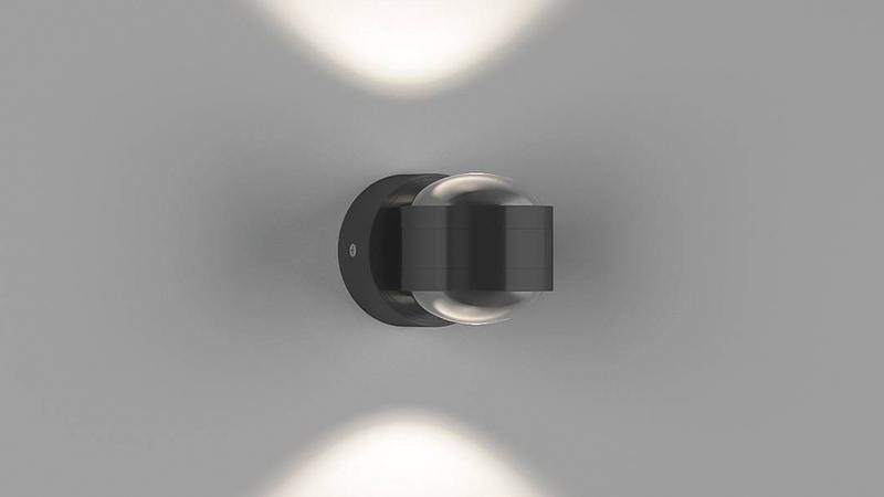 Бра двухстороннее GW-095-2-6-BL-NW 6Вт 4500К IP20 поворотн. с линзой LUPA D черн. DesignLed 00-00001565